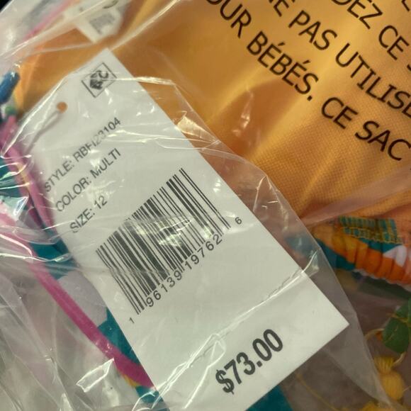 Blue Rod Beattie Fantasy Island Halter Triangle Bikini Top - Picture 7 of 8